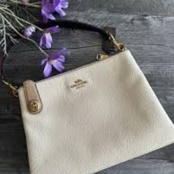 Coach Double Zip Shoulder Bag In Colorblock - C0698 Excellent Condition - Picture 3 of 10